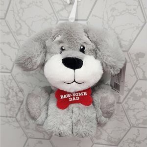 American Greetings Plush Dog "Paw Dome Dad" Father Day Gift toy